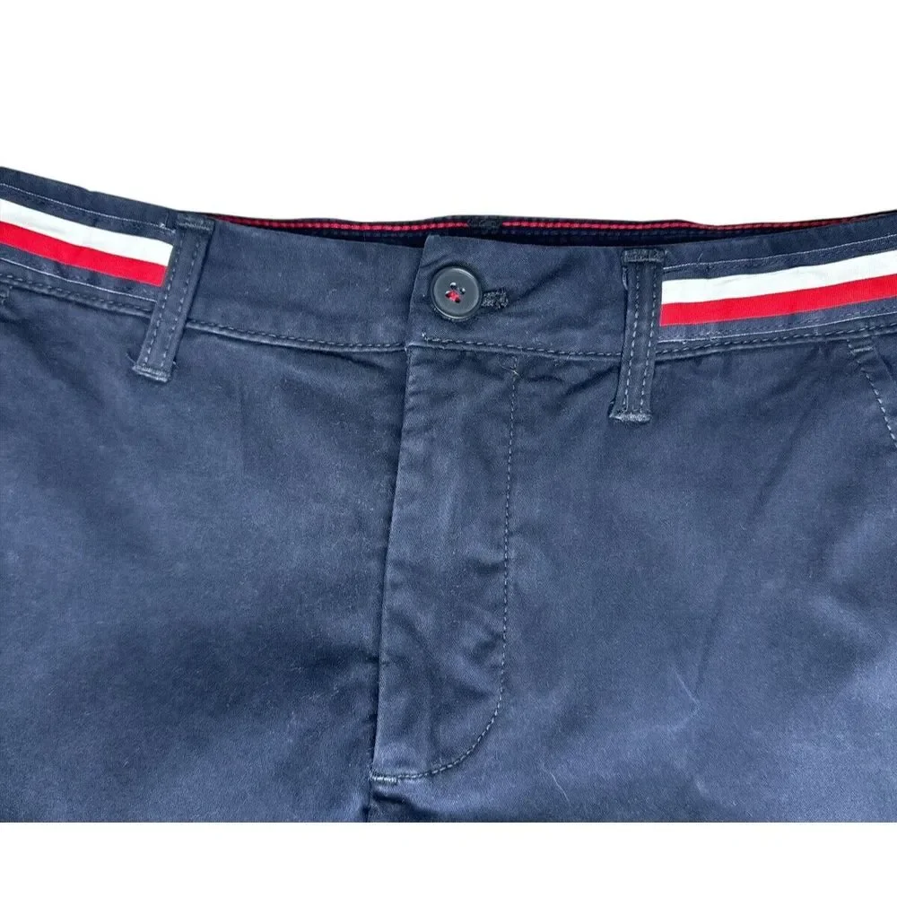 Tommy‎ Hilfiger Boys' Classic Stretch Chino Shorts, 5-Inch, Blue, Size 00